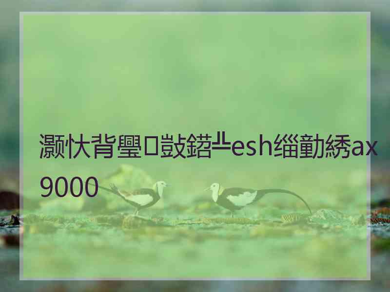 灏忕背璺敱鍣╩esh缁勭綉ax9000