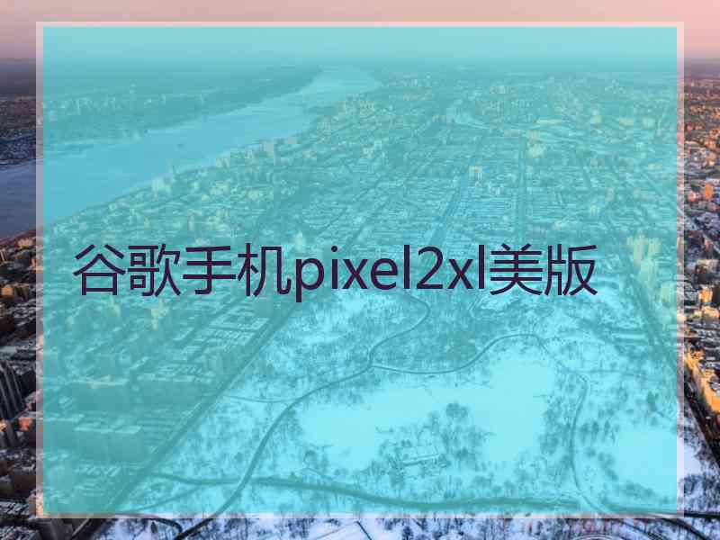 谷歌手机pixel2xl美版