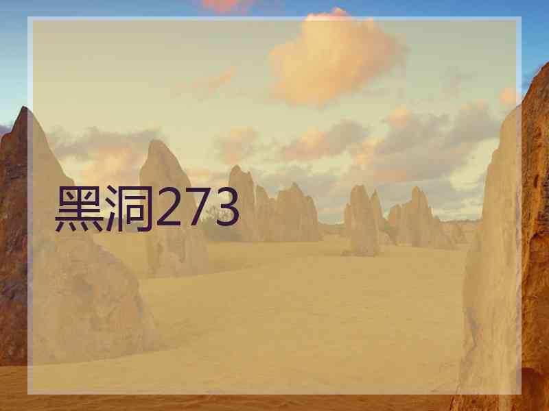 黑洞273