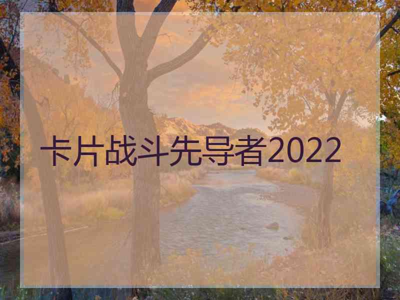 卡片战斗先导者2022