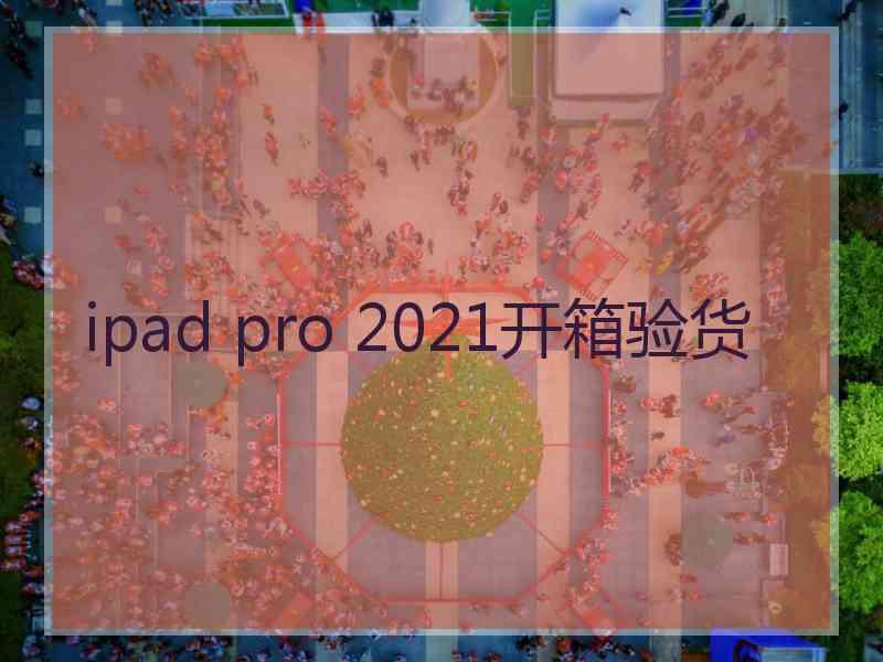 ipad pro 2021开箱验货