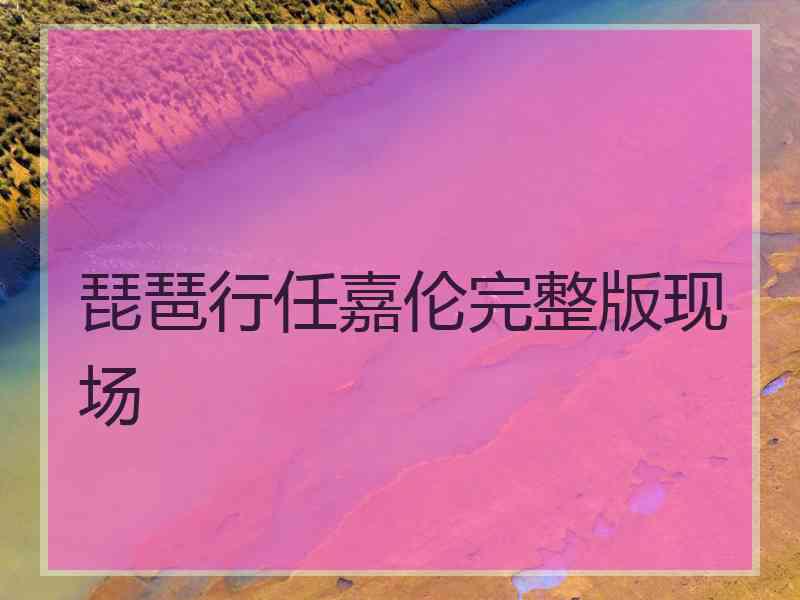 琵琶行任嘉伦完整版现场