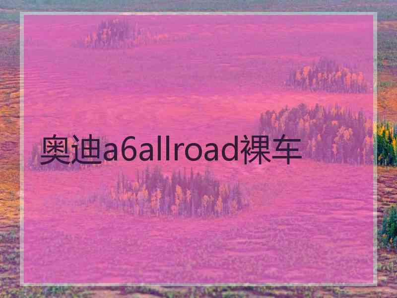 奥迪a6allroad裸车