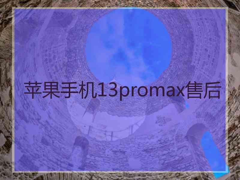 苹果手机13promax售后