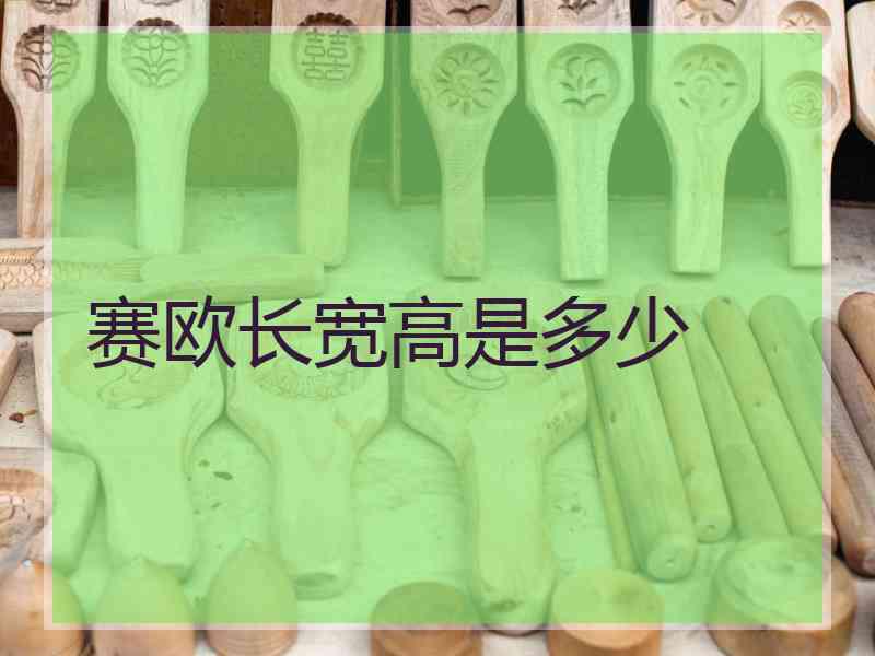 赛欧长宽高是多少