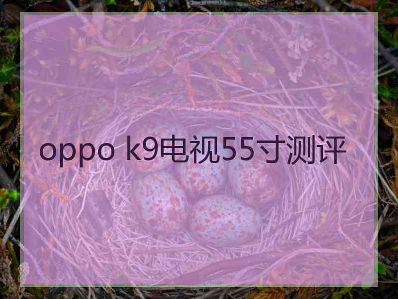 oppo k9电视55寸测评