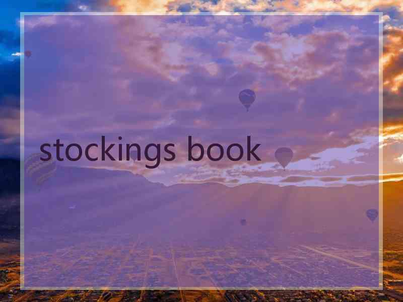 stockings book