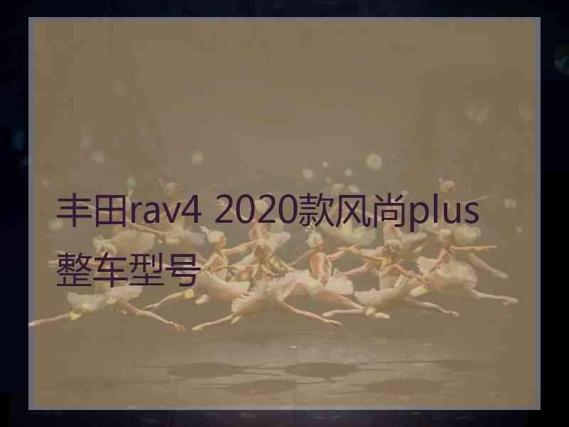 丰田rav4 2020款风尚plus整车型号