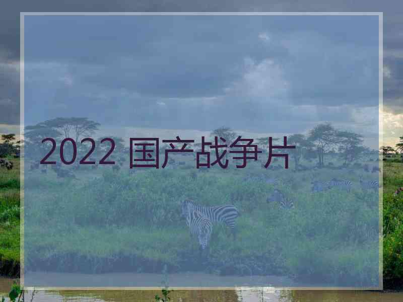 2022 国产战争片