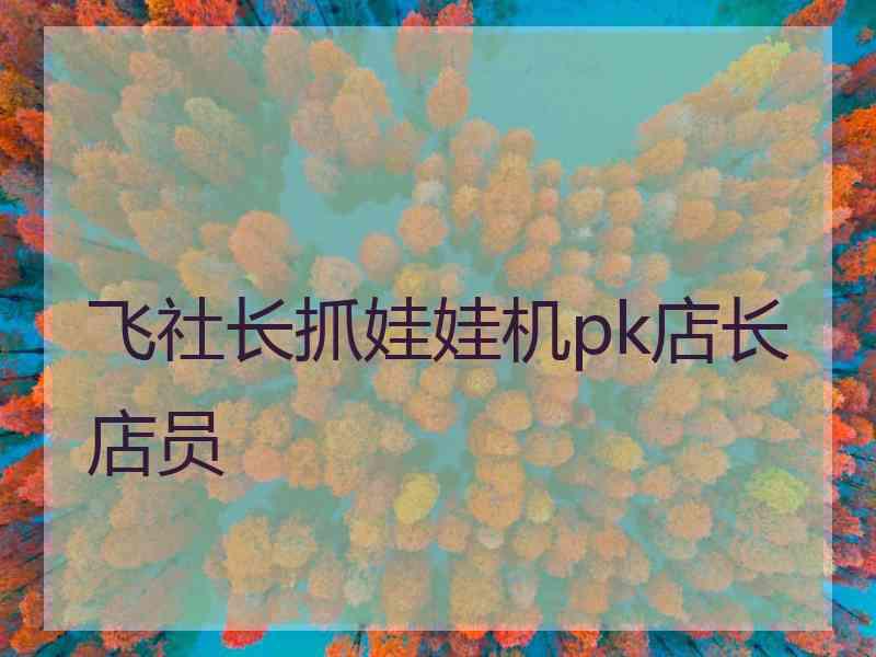 飞社长抓娃娃机pk店长店员