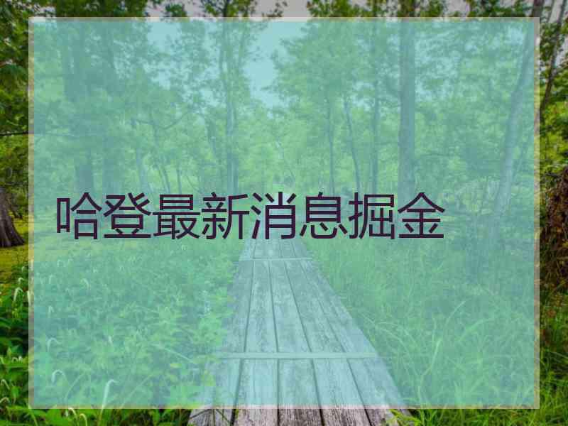 哈登最新消息掘金