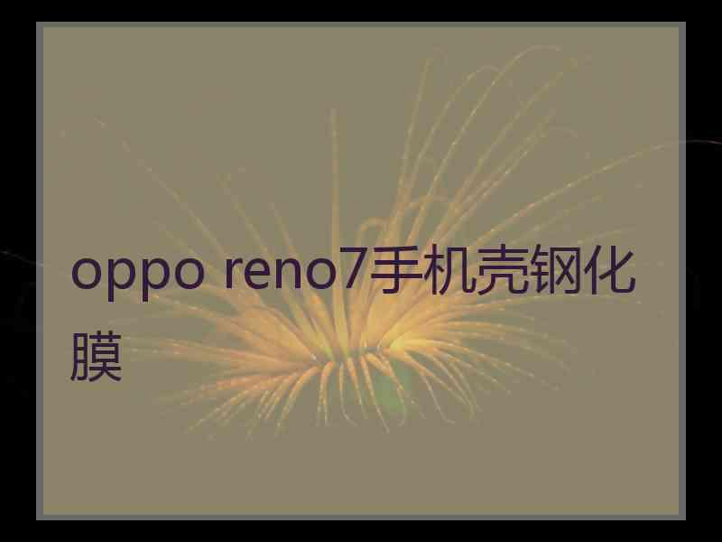 oppo reno7手机壳钢化膜