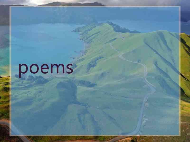 poems