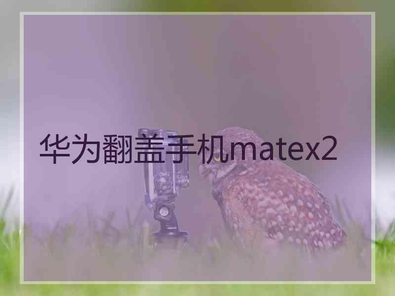 华为翻盖手机matex2