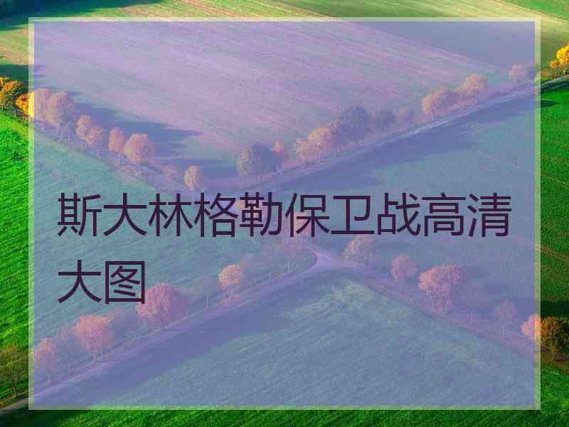 斯大林格勒保卫战高清大图