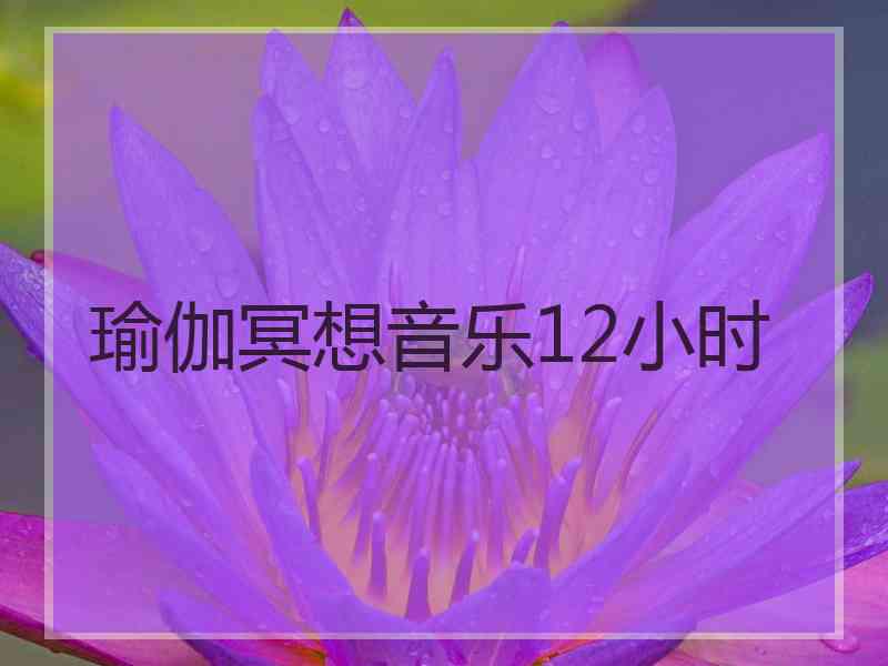 瑜伽冥想音乐12小时