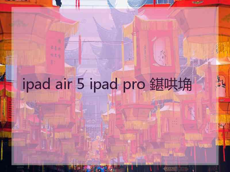 ipad air 5 ipad pro 鍖哄埆