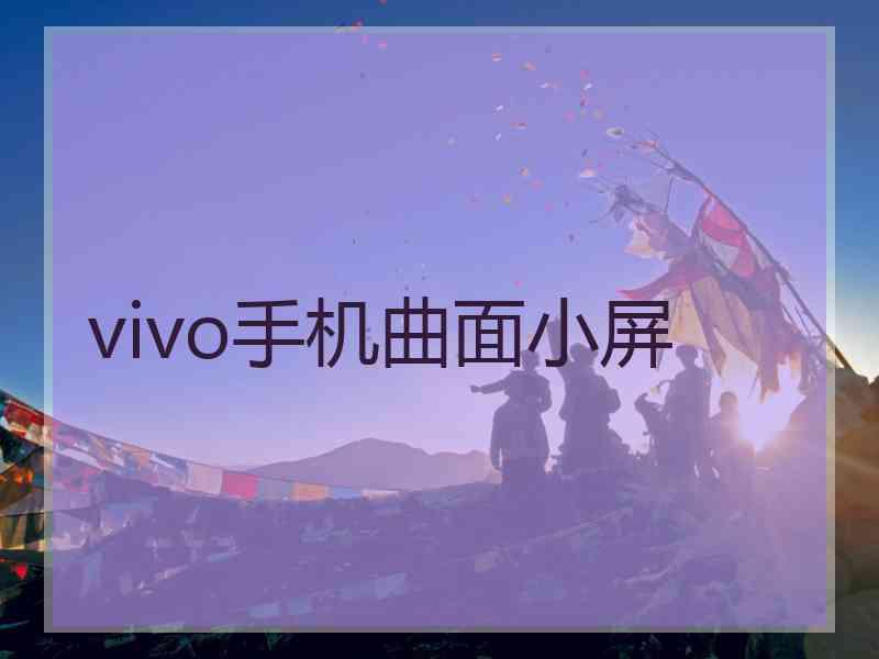 vivo手机曲面小屏