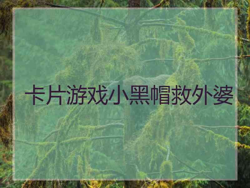 卡片游戏小黑帽救外婆