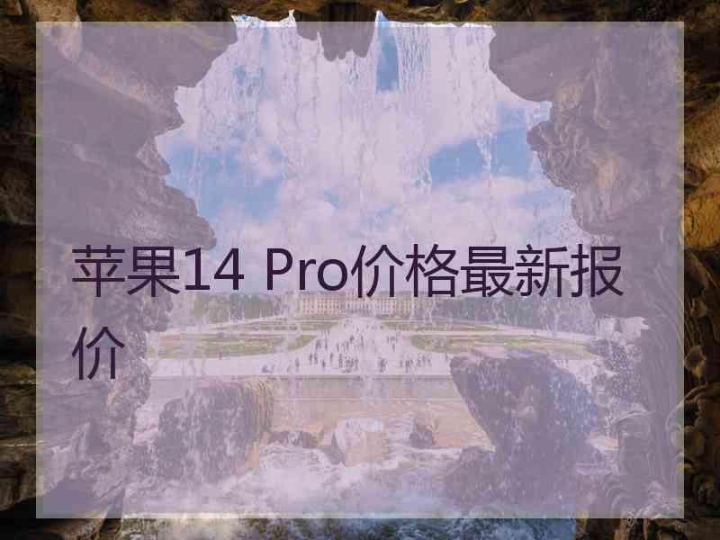 苹果14 Pro价格最新报价