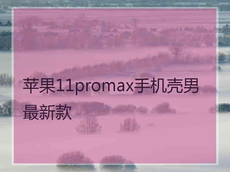 苹果11promax手机壳男最新款