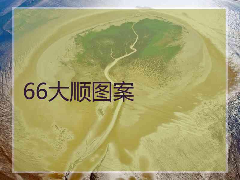 66大顺图案