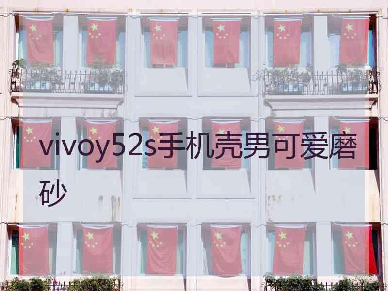 vivoy52s手机壳男可爱磨砂