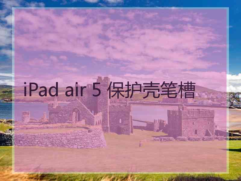 iPad air 5 保护壳笔槽