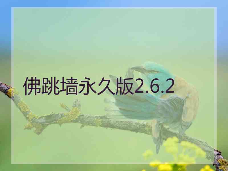 佛跳墙永久版2.6.2