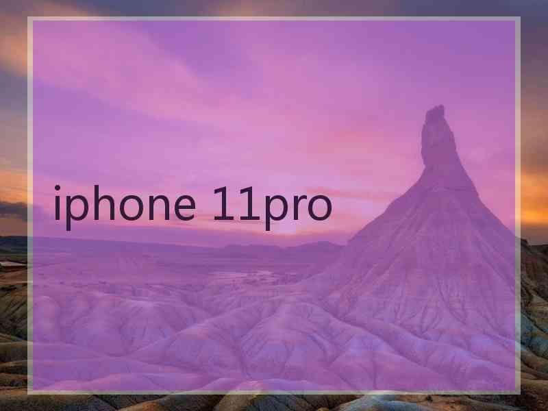 iphone 11pro