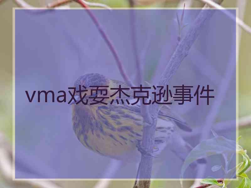 vma戏耍杰克逊事件