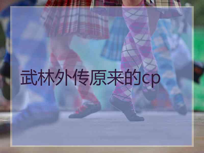 武林外传原来的cp