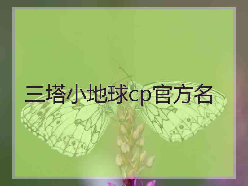 三塔小地球cp官方名