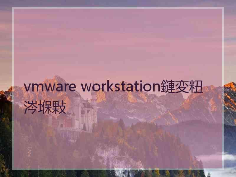 vmware workstation鏈変粈涔堢敤