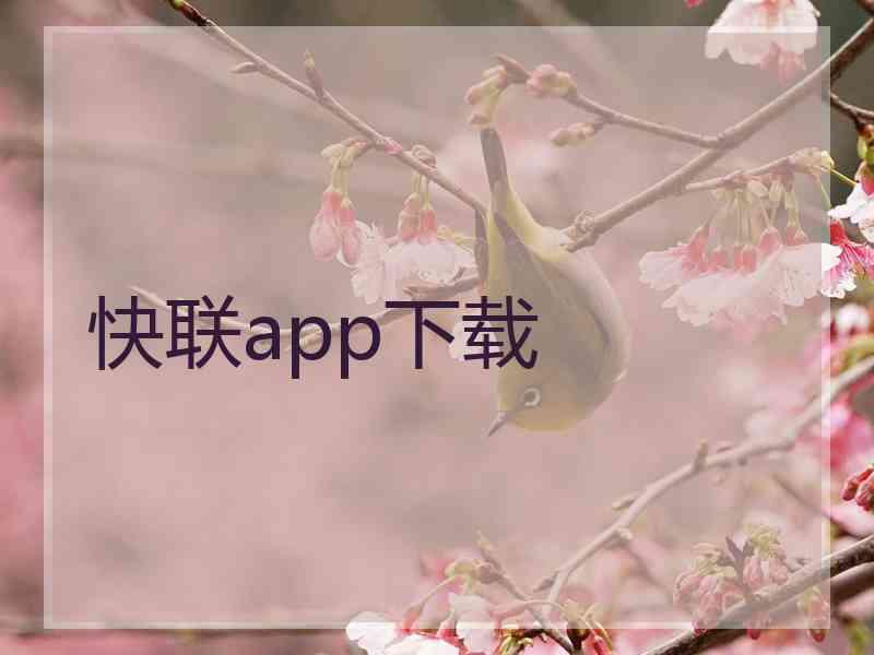 快联app下载