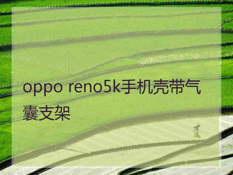 oppo reno5k手机壳带气囊支架