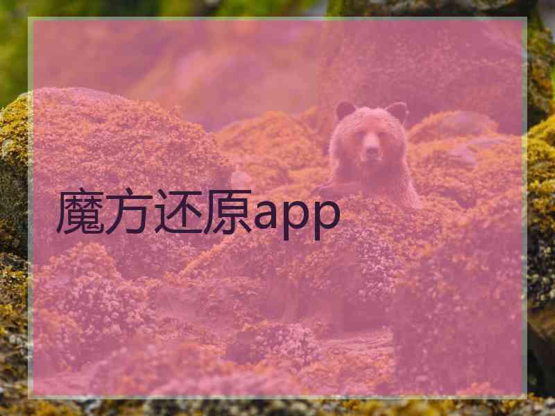 魔方还原app