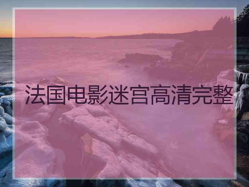 法国电影迷宫高清完整