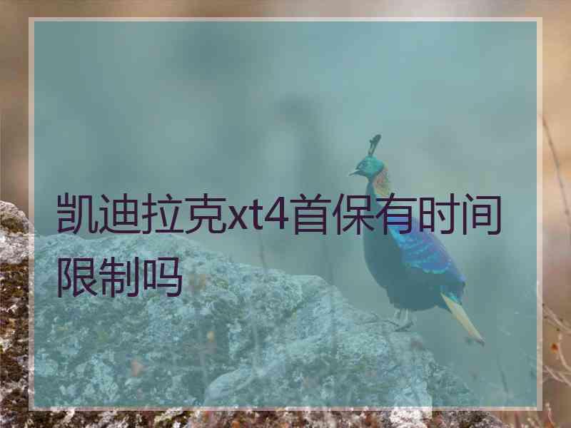 凯迪拉克xt4首保有时间限制吗