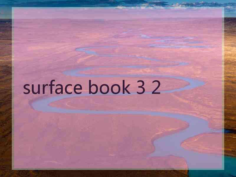 surface book 3 2