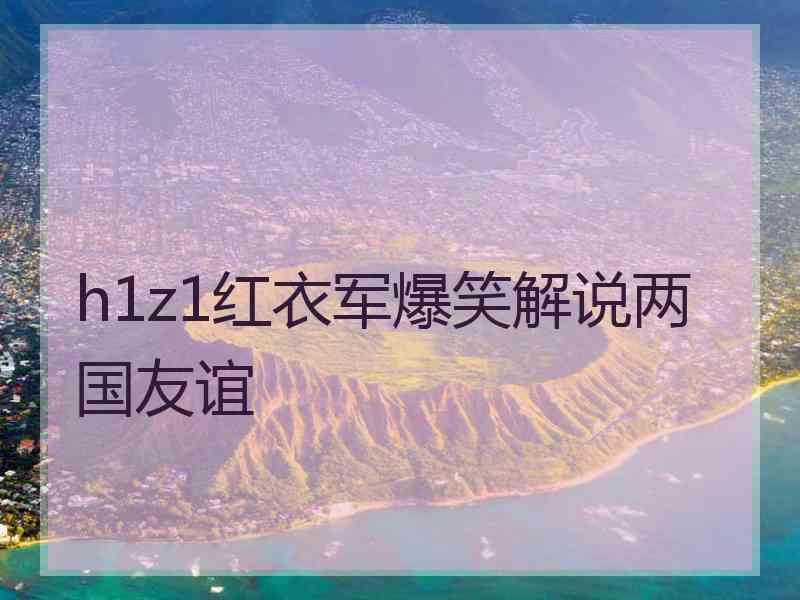 h1z1红衣军爆笑解说两国友谊