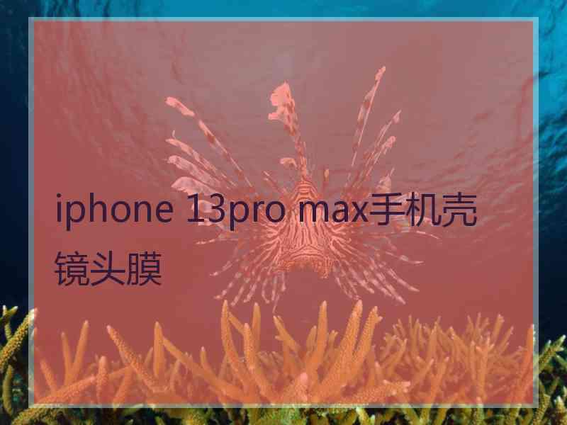 iphone 13pro max手机壳镜头膜