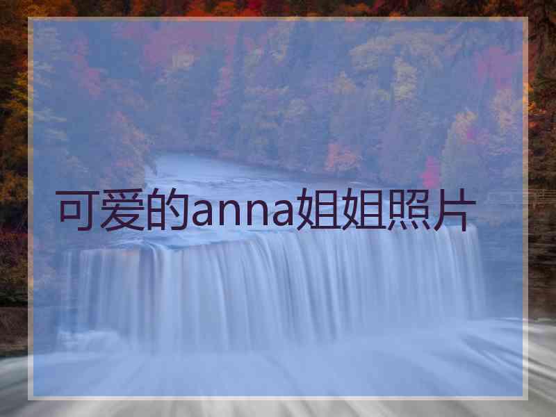 可爱的anna姐姐照片