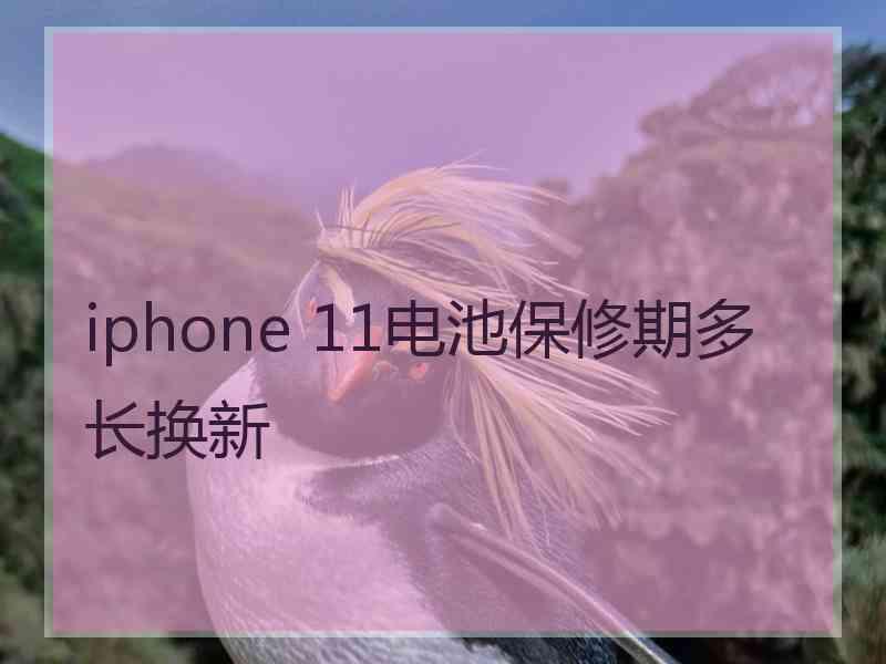 iphone 11电池保修期多长换新