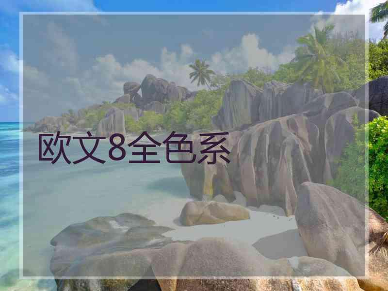 欧文8全色系