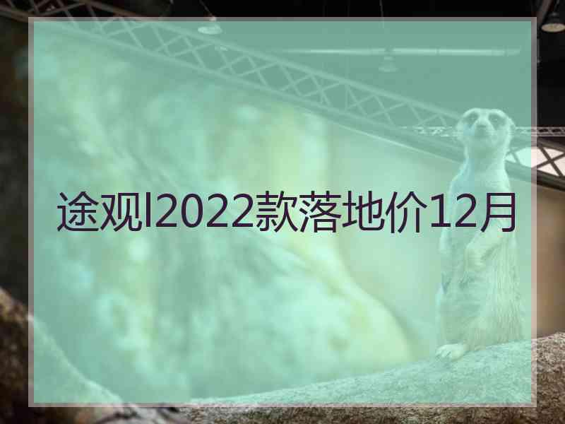 途观l2022款落地价12月