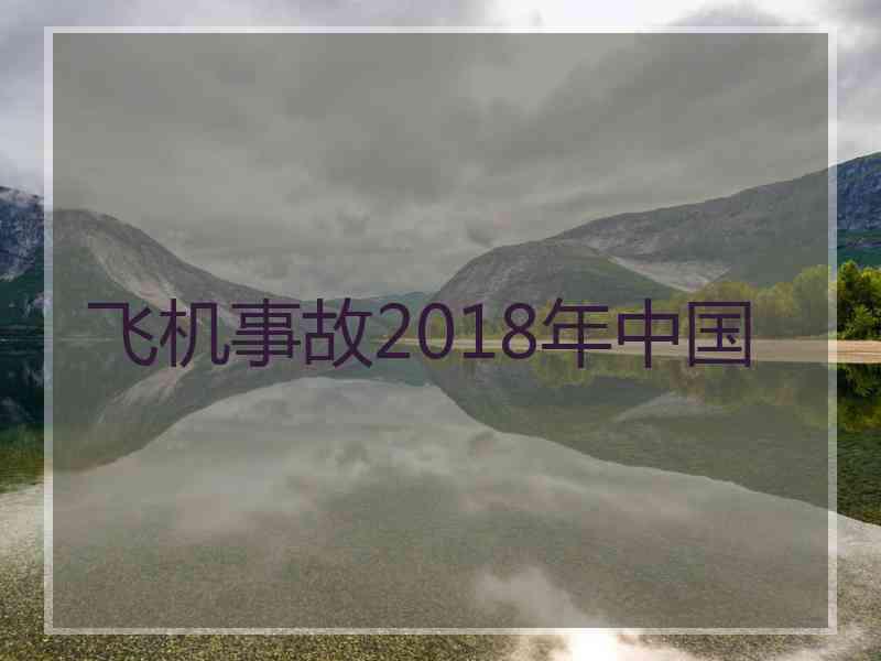 飞机事故2018年中国