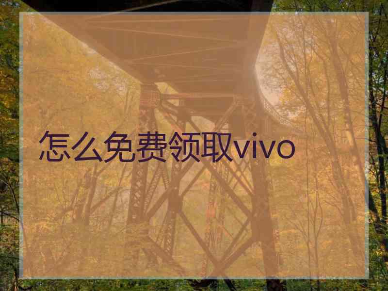 怎么免费领取vivo