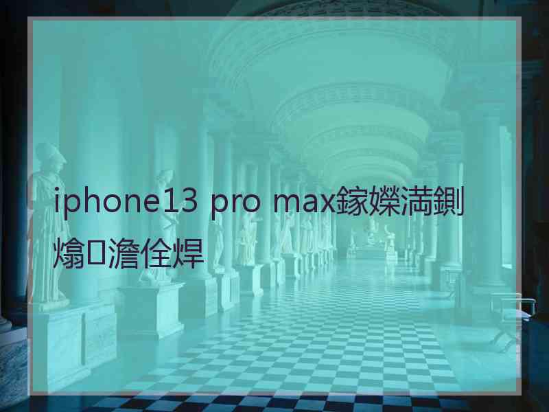 iphone13 pro max鎵嬫満鍘熻澹佺焊