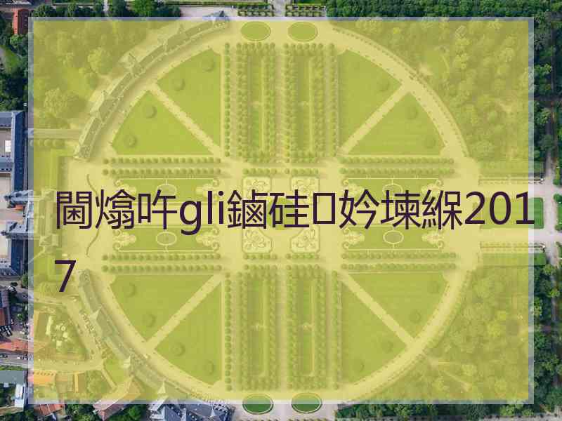 閫熻吘gli鏀硅妗堜緥2017